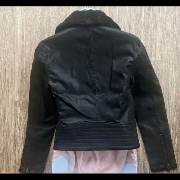 Blank NYC Vegan Leather Motorcycle Jacket NWOT - Picture 2 of 2